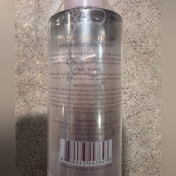 New Manna Kadar - Hydration Happy - Hydrating Face Mist - 180ml/ 6.08 fl oz. - Picture 4 of 4